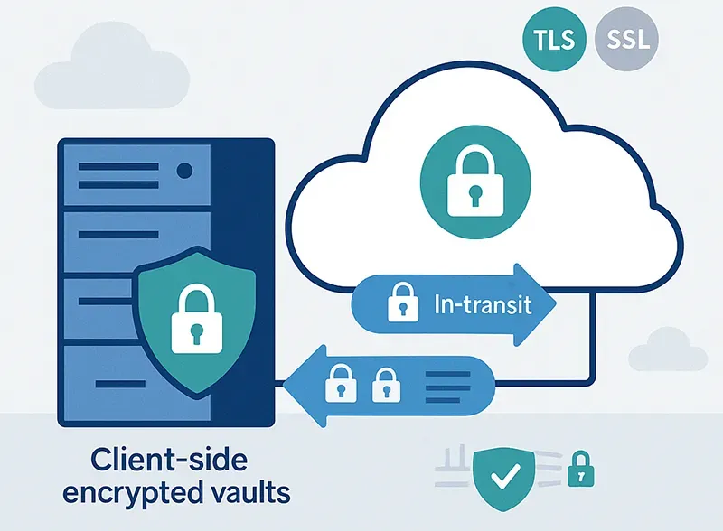 Hybrid cloud encryption visual