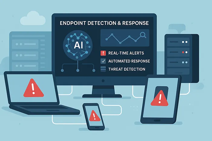 EDR tools monitoring devices for threats